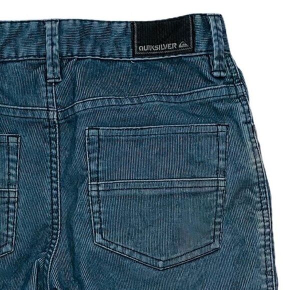 QUICKSILVER Blue Corduroy Long Shorts - Picture 3 of 4